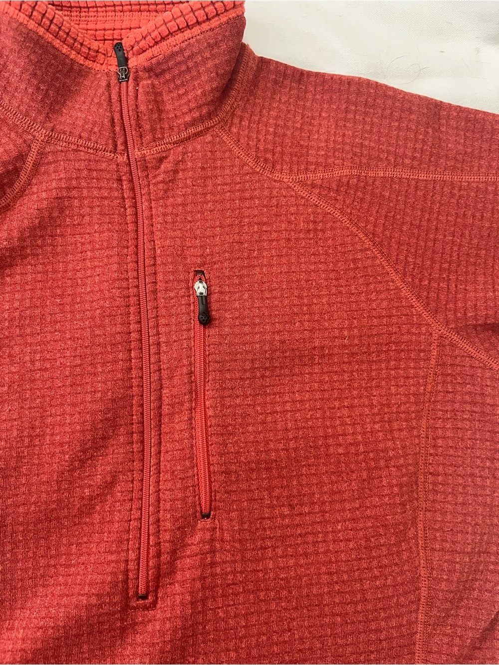 Patagonia Women's R1 Flash Quarter Zip Pullover Red Tech Fleece F4 - Picture 7 of 11